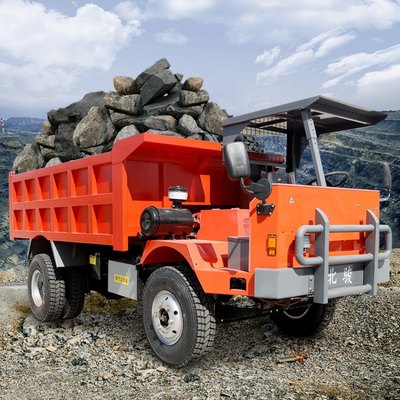 礦洞窄體出渣翻斗車 礦山用四驅(qū)自卸車 12噸井下運礦卡車